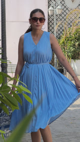 Sienna Ombre Dress - Ocean