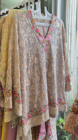 Reyna Gara Rose Dust Top - Beige