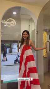 Stripe Halter Dress