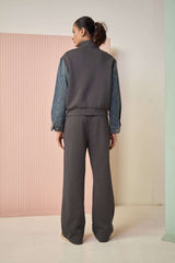 Tasuvure Daryl Denim Co-ord Set - Blue & Grey