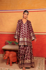 Tasuvure X MW Banarasi Begum Sharara Set - Purple