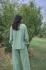 Tasuvure X MW  Beige Cotton Coord Set