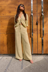 Tasuvure X MW  Beige ruched set