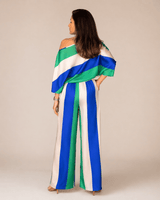 Tasuvure X MW  BLUE GREEN STRIPED SET