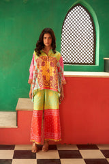 Tasuvure X MW  Boho Mirage Kaftan Co-ord Set - Multicolour