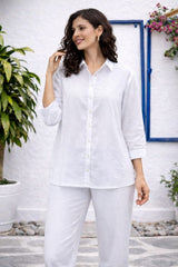 Tasuvure X MW  Cameron Cotton Lace Me Up Set - White