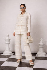 Tasuvure X MW Crochet waistcoat set
