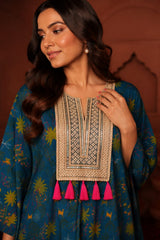 Tasuvure X MW  EXCLUSIVE TUNIC SET- BLUE