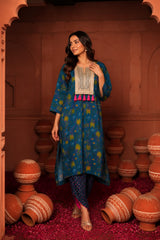 Tasuvure X MW  EXCLUSIVE TUNIC SET- BLUE