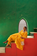 Tasuvure X MW  Flared Jacket with Pant Set - Yellow