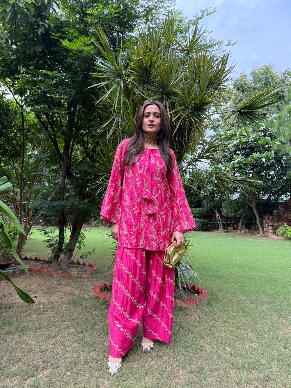 Tasuvure X MW  Gulabi Noor Kurta Set