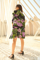 Tasuvure X MW  HELENA HIBISCUS DRESS - Black