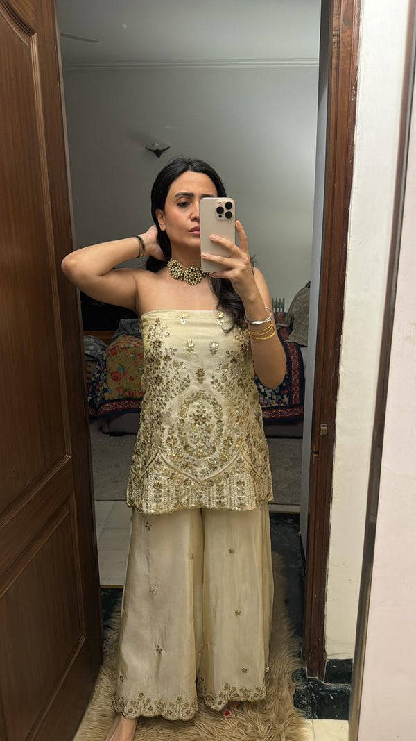 Tasuvure X MW  Ivory tunic set