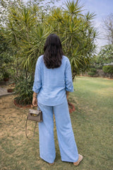 Tasuvure X MW  Light Blue Cotton Coord Set