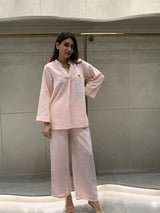 Tasuvure X MW Pink Cotton Crochet Coord Set
