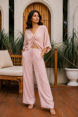 Tasuvure X MW  Pink ruched set