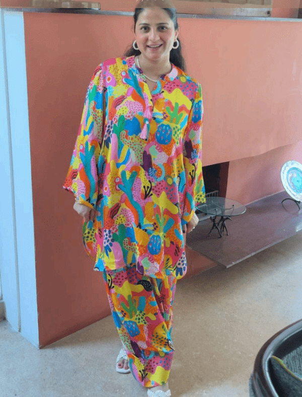 Tasuvure X MW  Printed Farshi Set