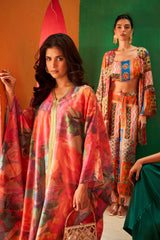 Tasuvure X MW  ROSANNA RUCHED MAXI DRESS