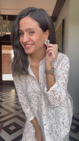 Imported crochet lace set