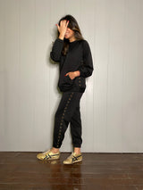 Mitaliwadhwa Black Sweatshirt Jogger