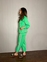 Mitaliwadhwa Candy green Sweatshirt Jogger set