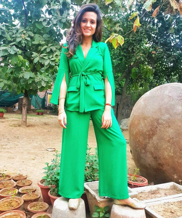 Mitaliwadhwa Classic Green Pant suit