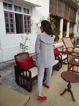 Mitaliwadhwa coordinate sets Grey Trench and Cargo Set
