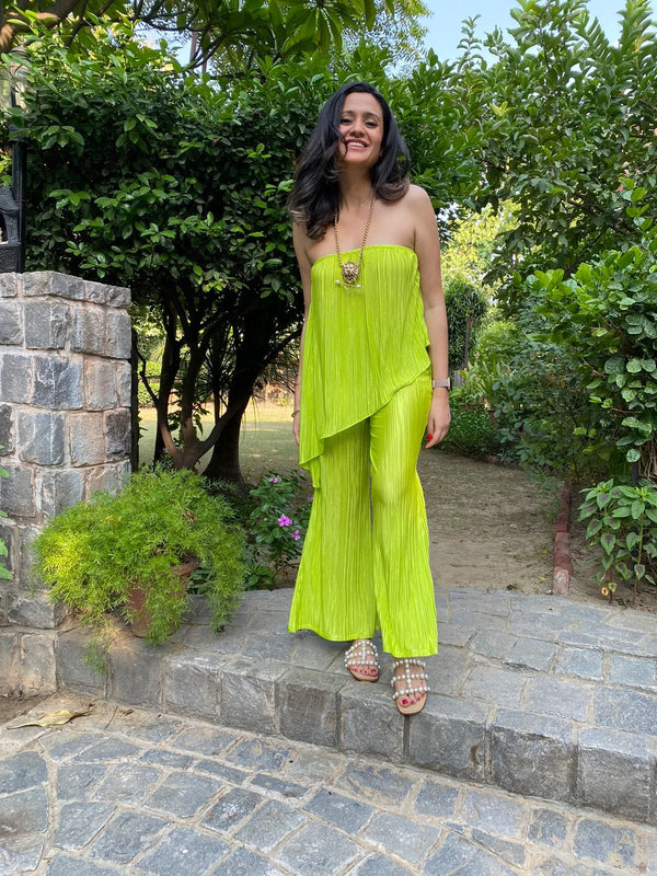 Mitaliwadhwa coordinate sets Neon Green Outfit