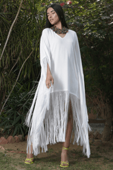 Mitaliwadhwa dreamy kaftan with frill