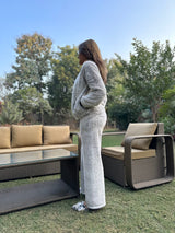 Mitaliwadhwa Faux fur bomber set