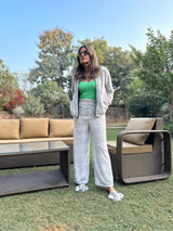 Mitaliwadhwa Faux fur bomber set