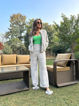 Mitaliwadhwa Faux fur bomber set