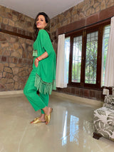 Mitaliwadhwa Green 3 pc Tassel Set