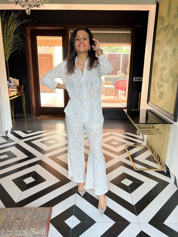 Mitaliwadhwa Imported crochet lace set