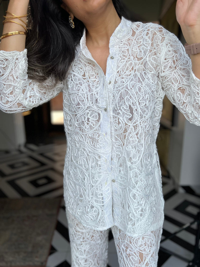 Mitaliwadhwa Imported crochet lace set