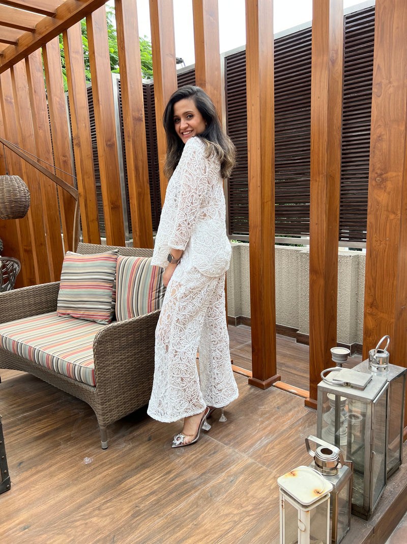 Mitaliwadhwa Imported crochet lace set