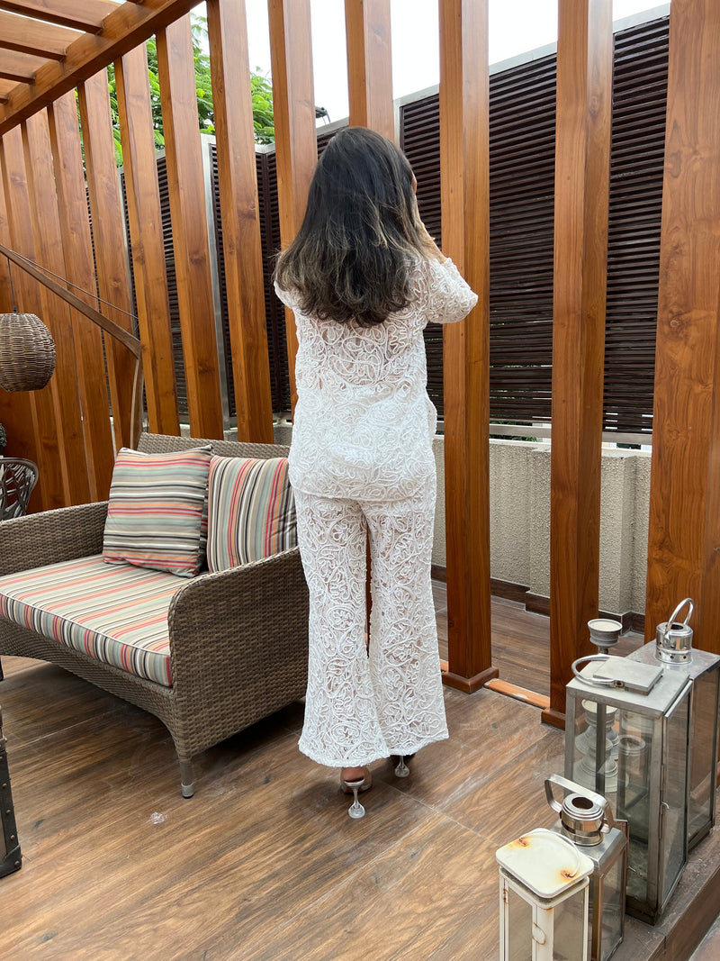 Mitaliwadhwa Imported crochet lace set