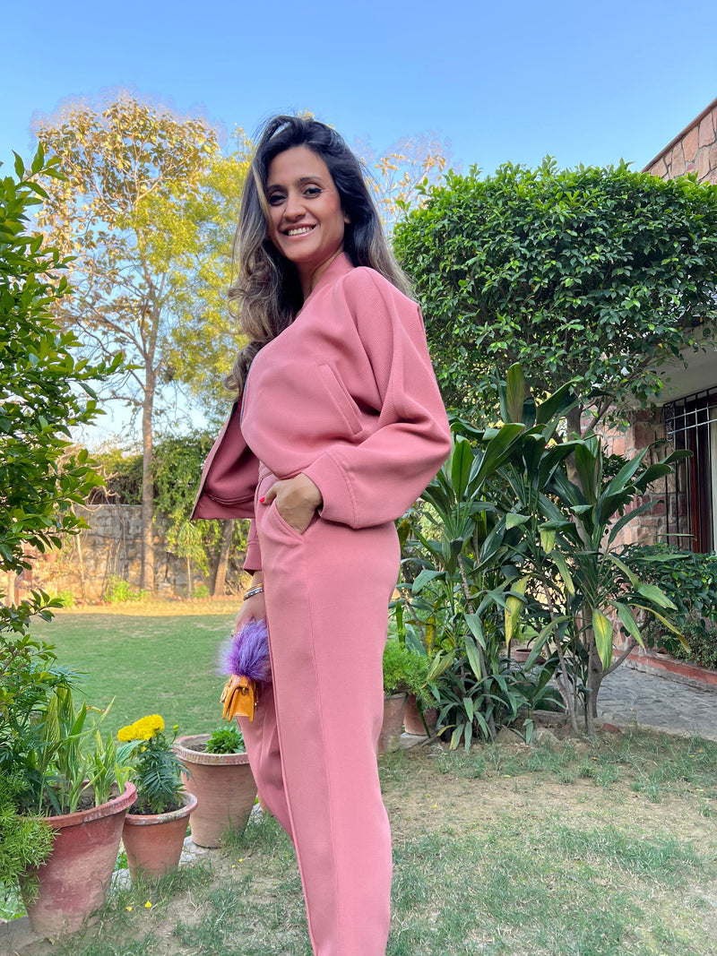 Mitaliwadhwa Light Pink ATHLEISURE SET