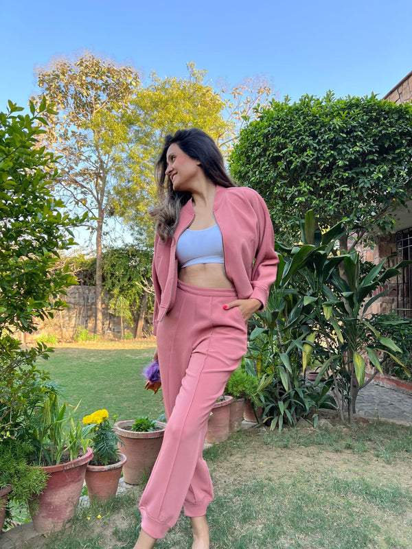 Mitaliwadhwa Light Pink ATHLEISURE SET