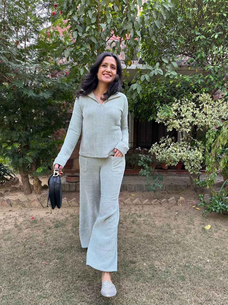 Mitaliwadhwa Mellow sky blue set