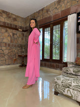 Mitaliwadhwa Pink Long Shirt & Pants Set