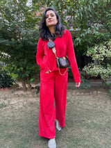 Mitaliwadhwa Red Coord Set