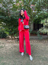 Mitaliwadhwa Red Coord Set