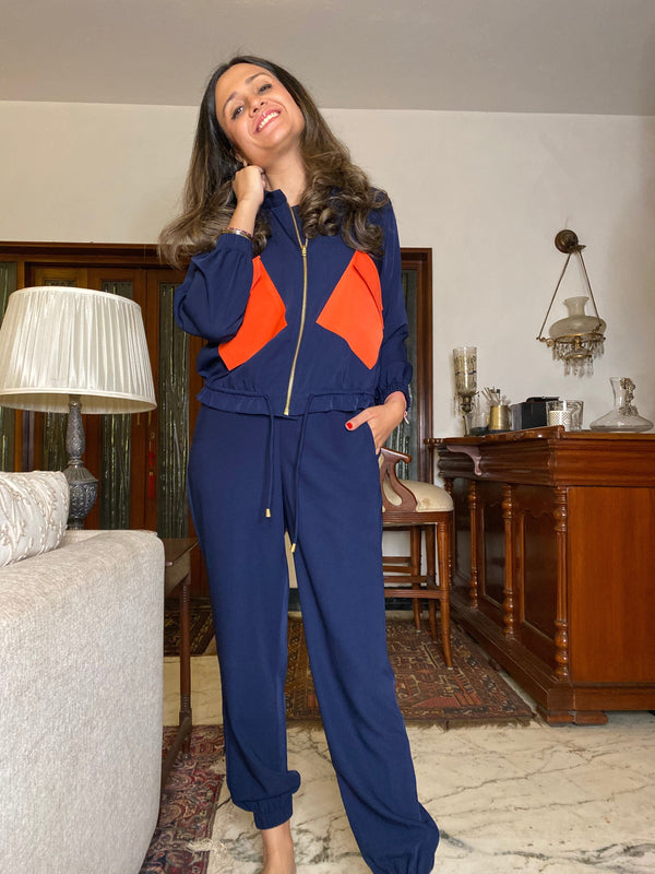 Mitaliwadhwa The real Sporty blue set