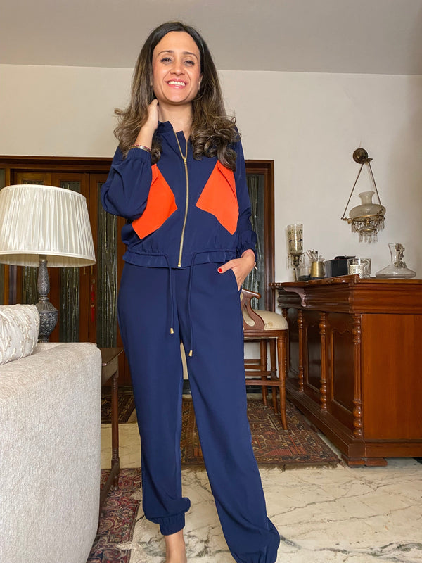 Mitaliwadhwa The real Sporty blue set
