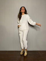 Mitaliwadhwa White sweatshirt set