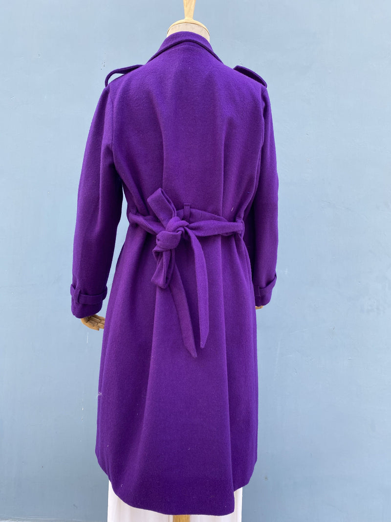 Mitaliwadhwa Woolen Purple Overcoat
