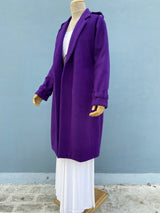 Mitaliwadhwa Woolen Purple Overcoat