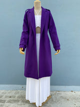 Mitaliwadhwa Woolen Purple Overcoat