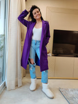 Mitaliwadhwa Woolen Purple Overcoat